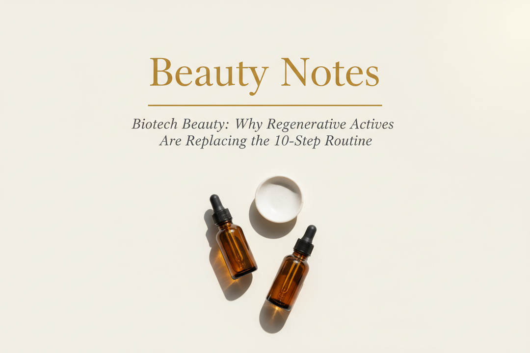 Biotech Beauty: Why Regenerative Actives Are Replacing the 10-Step Routine