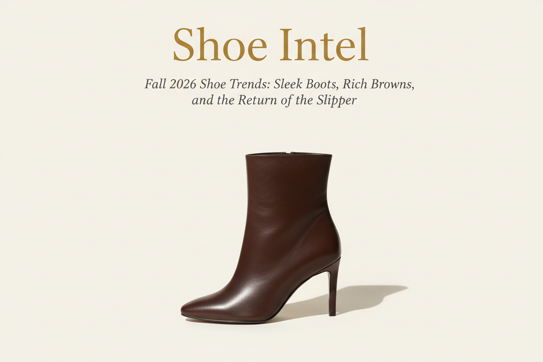 Fall 2026 Shoe Trends: Sleek Boots, Rich Browns, and the Return of the Slipper