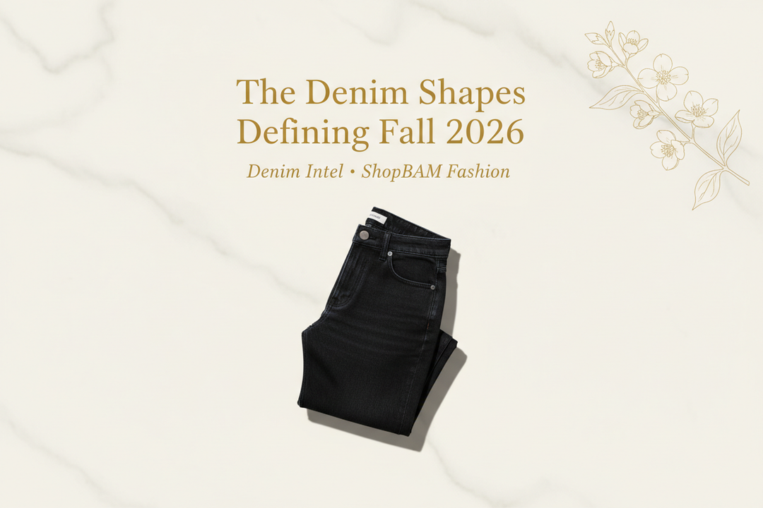 The Denim Shapes Defining Fall 2026