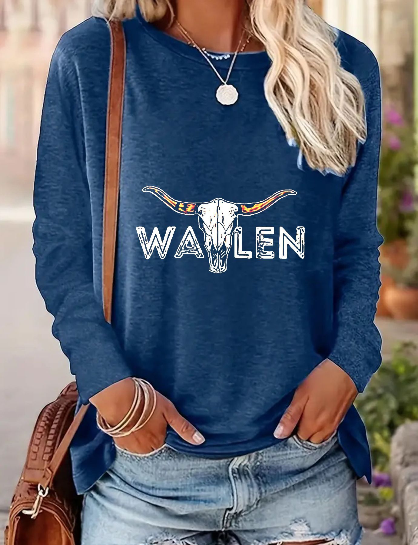 Hot Stamping Pattern Women's Walen