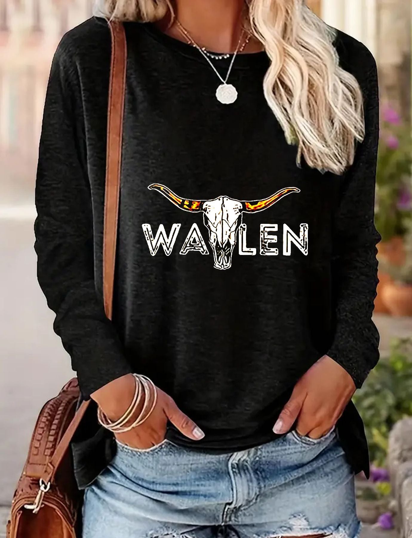 Hot Stamping Pattern Women's Walen