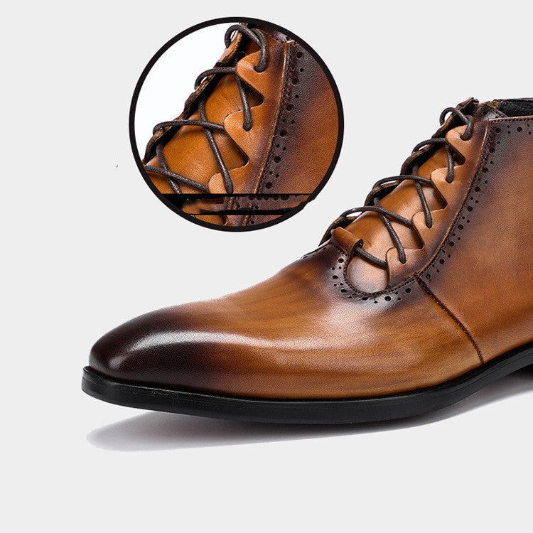 Men's High Top Martin Boots for Autumn