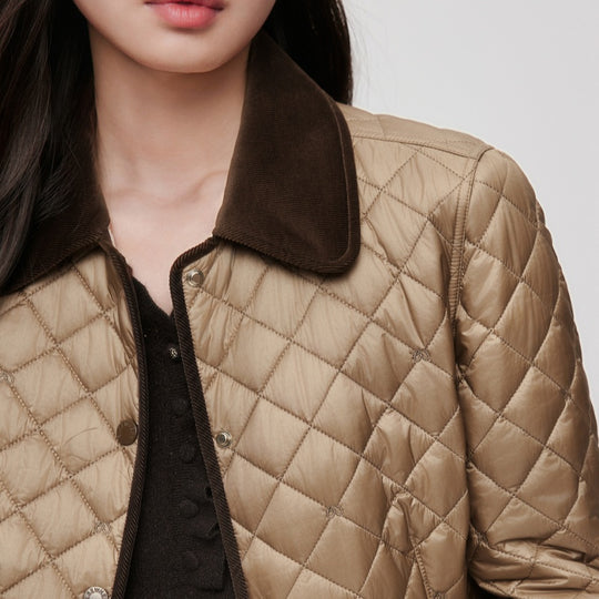 Short Cotton Jacket — Light Orange