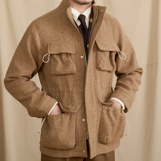 Wool Coat — Stand Collar, Heavyweight