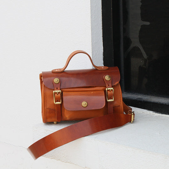 ShopBAM — Vegetable-Tanned Leather Messenger