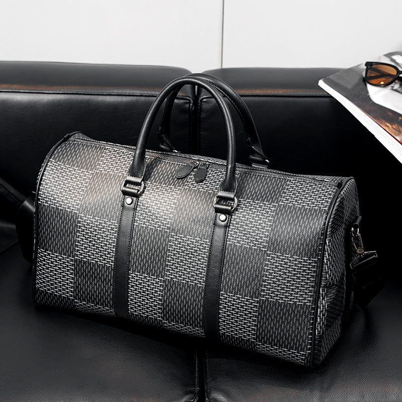 Plaid Travel Handbag