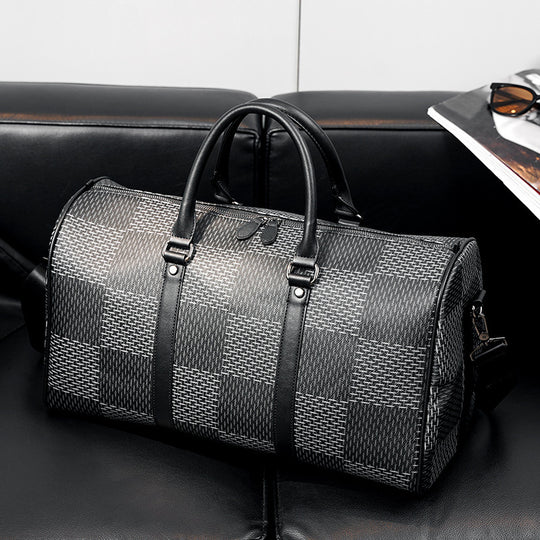 Plaid Travel Handbag