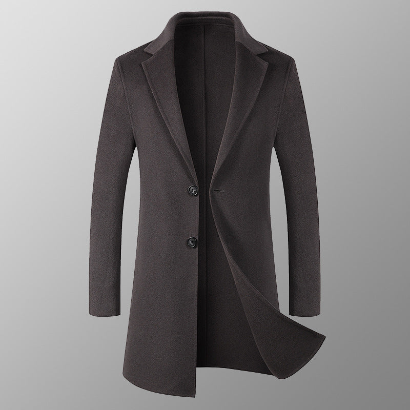 ShopBAM — Long Wool Windbreaker — Men's