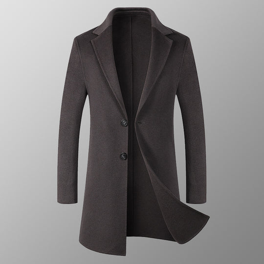 ShopBAM — Long Wool Windbreaker — Men&