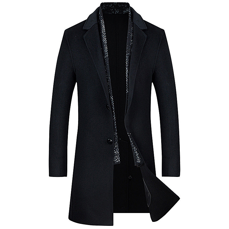 ShopBAM — Long Pea Coat — Men's Wool