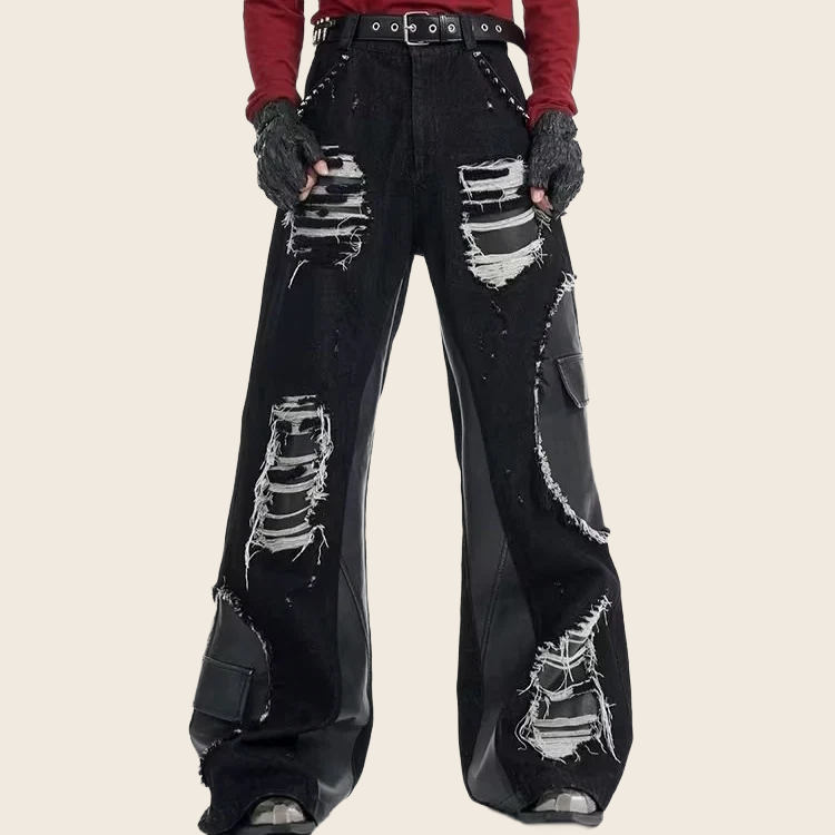 Rivet Stitched Skinny Jeans - Women's, enhanced product photo