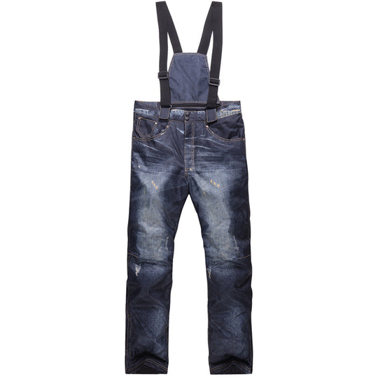 Waterproof Denim Ski Pants — Performance Black