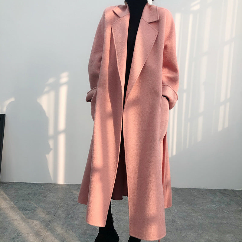 Reversible Cashmere Coat — Mid-Length