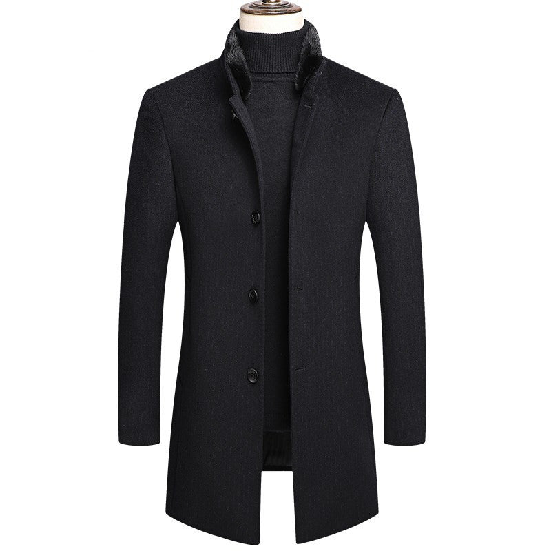 ShopBAM — Mink Wool Coat — Men's Thick