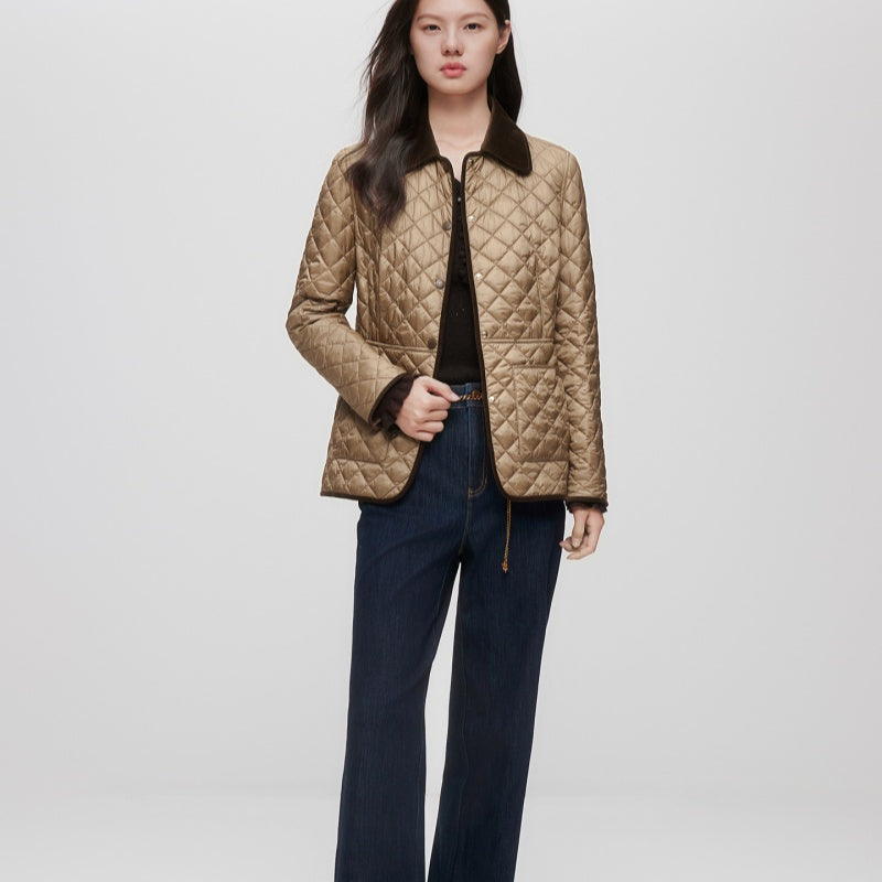 Short Cotton Jacket — Light Orange