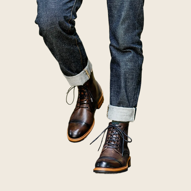Retro Martin Boots - Men's, enhanced product photo