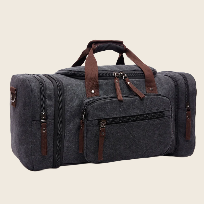 Canvas Travel Bag, enhanced product photo