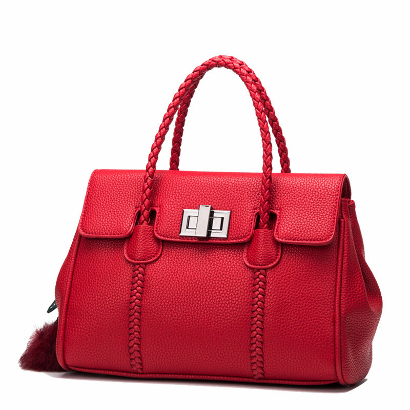 ShopBAM — Textured Leather Handbag — Women's