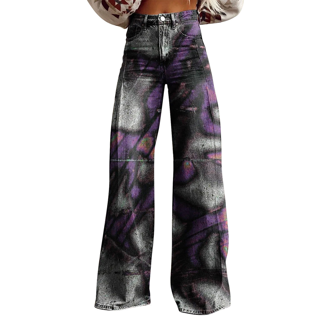 ShopBAM — Trendy Flared Denim Jeans Made From Pure Cotton For Women