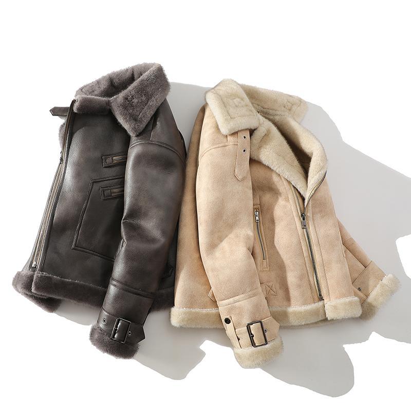 Fur Collar Fleece-Lined Winter Jacket — Men&