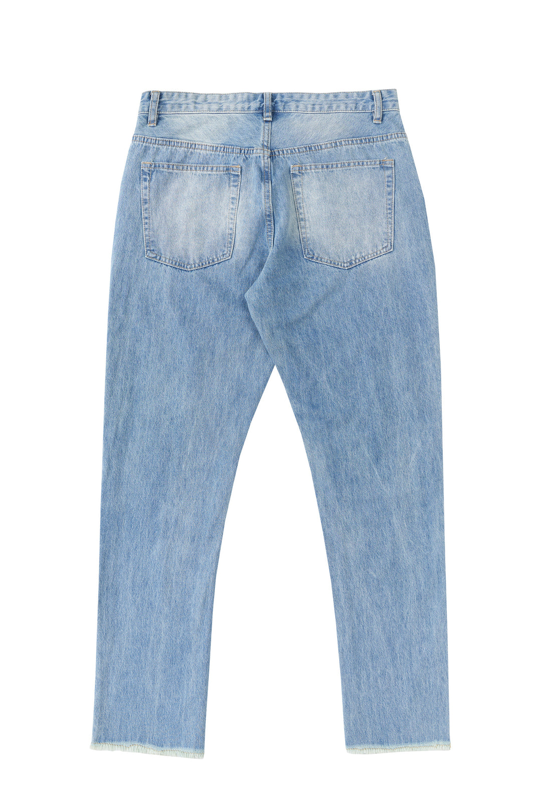 Lightning Stitch Ragged Jeans — Women&