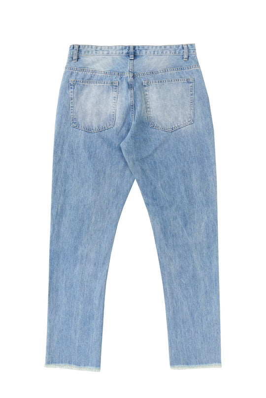 Lightning Stitch Ragged Jeans — Women&