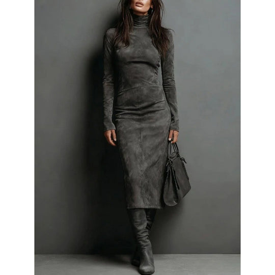 Turtleneck Bodycon Pencil Dress — Women&
