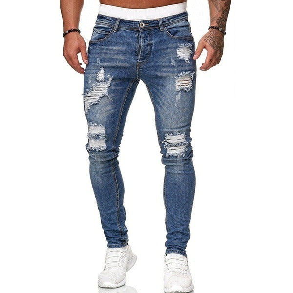 Fashion Street Ripped Skinny Denim — Vintage Wash