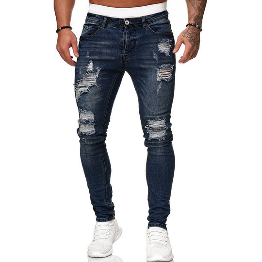 Fashion Street Ripped Skinny Denim — Vintage Wash