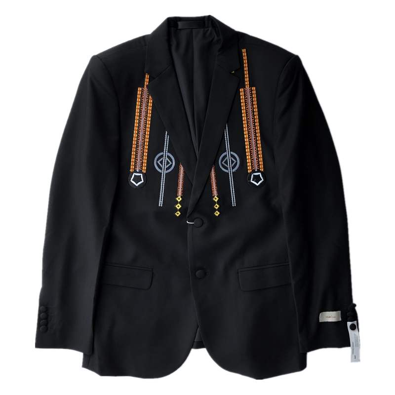 British Embroidery Slim Fit Suit — Men&