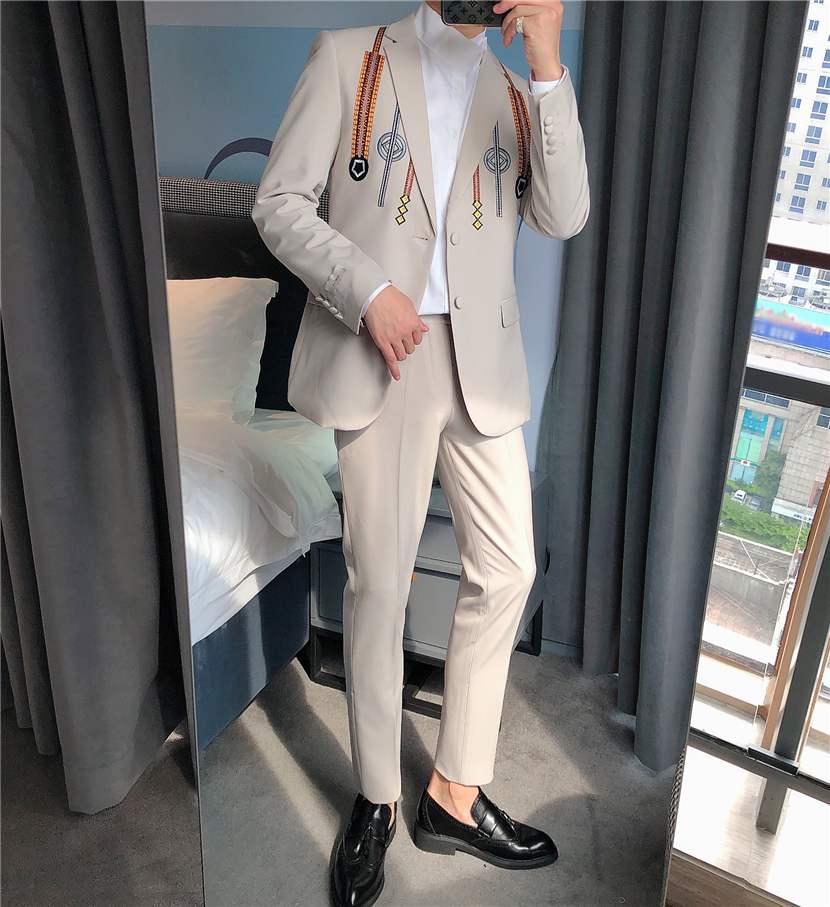 Autumn Temperament British Embroidery Suit