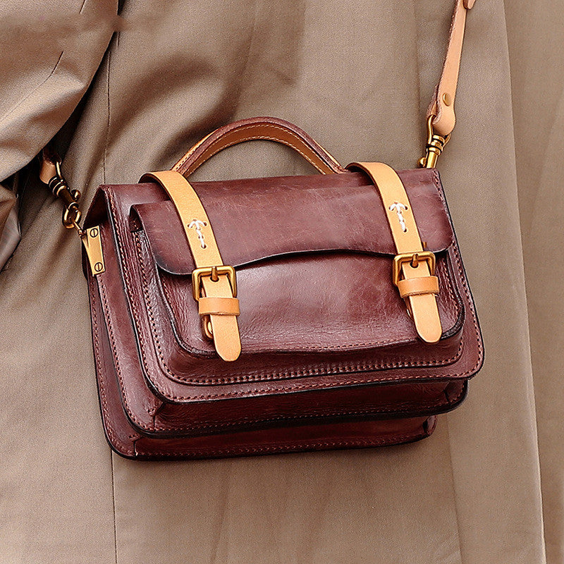 Vegetable-Tanned Crossbody Bag