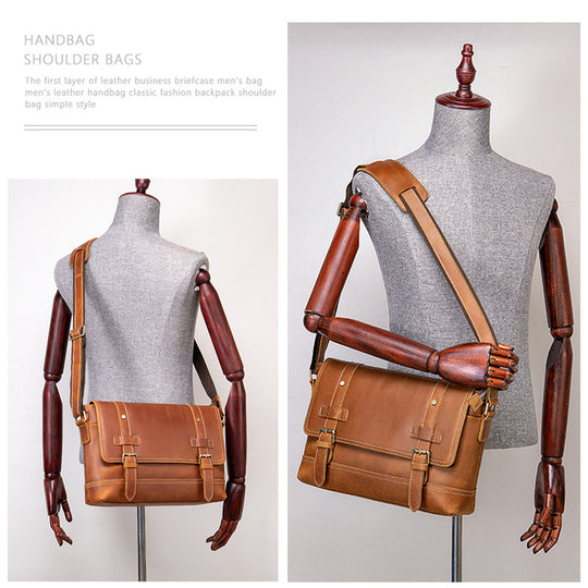 ShopBAM — Leather Travel Bag — Men&