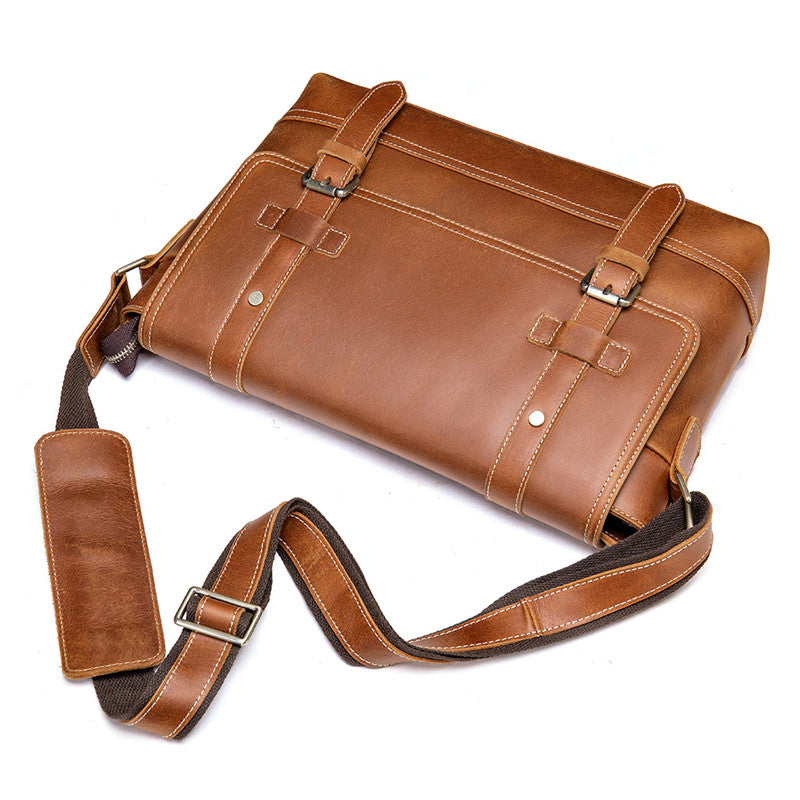 Leather Travel Bag — Men&