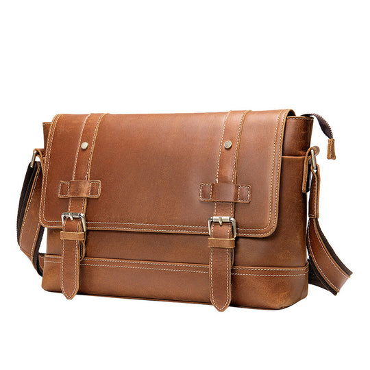 Leather Travel Bag — Men&