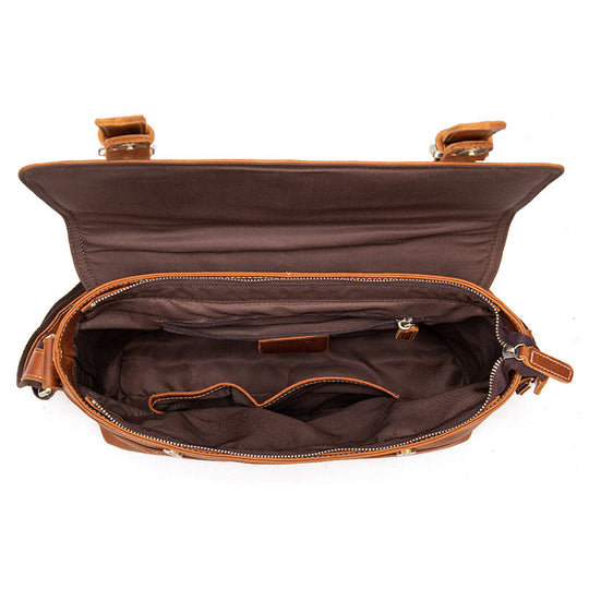 Leather Travel Bag — Men&