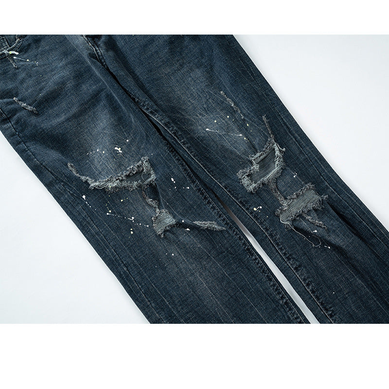 Paint Splash Slim Jeans — Women&