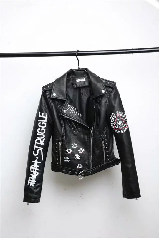 ShopBAM — Faux-Fur Leather Jacket — Women&