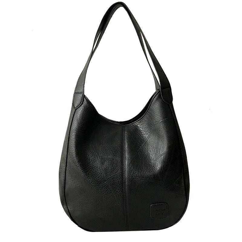 Vintage Leather Shoulder Bag — Women&
