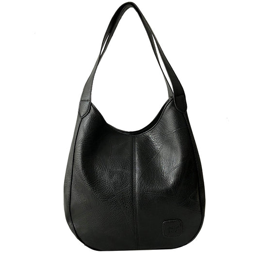 Vintage Leather Shoulder Bag — Women&