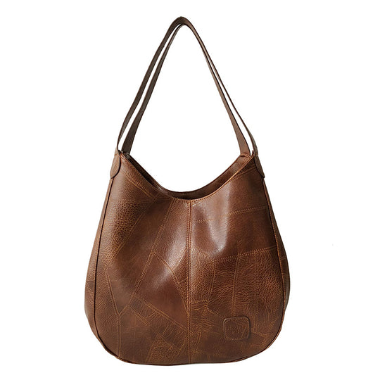 Vintage Leather Shoulder Bag — Women&