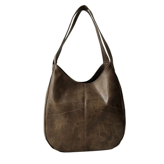 Vintage Leather Shoulder Bag — Women&