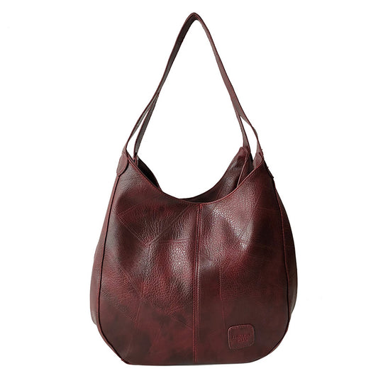 Vintage Leather Shoulder Bag — Women&