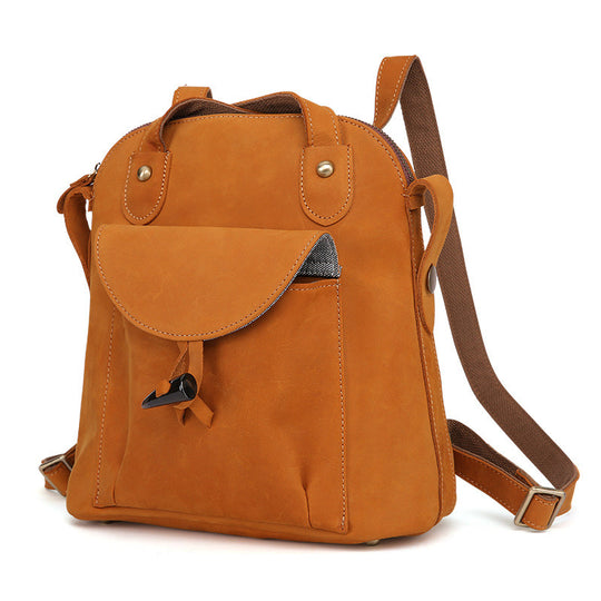 Soft Leather Backpack