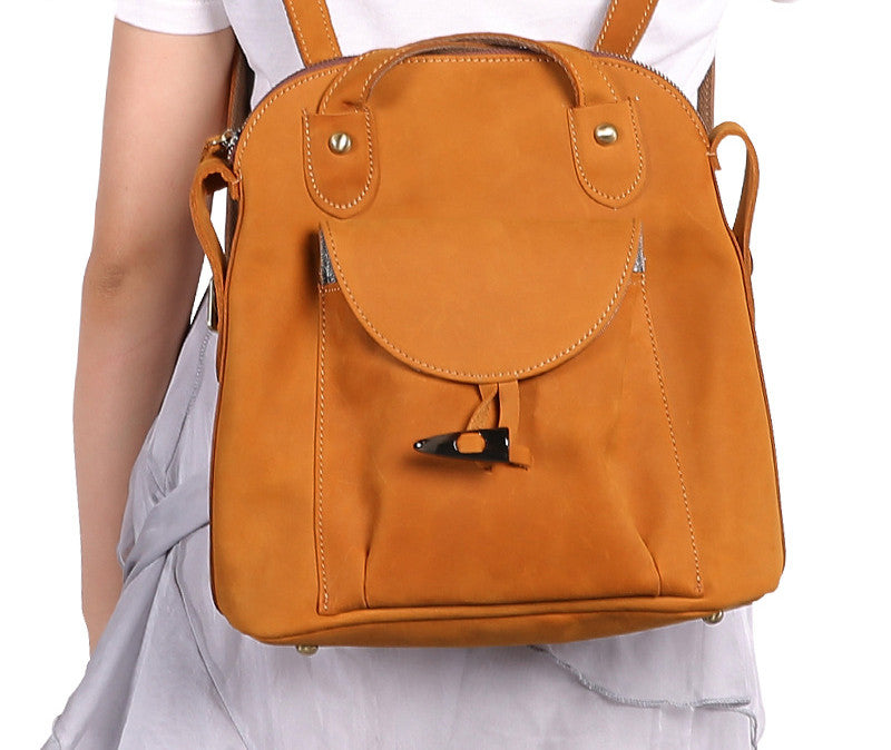 Soft Leather Backpack