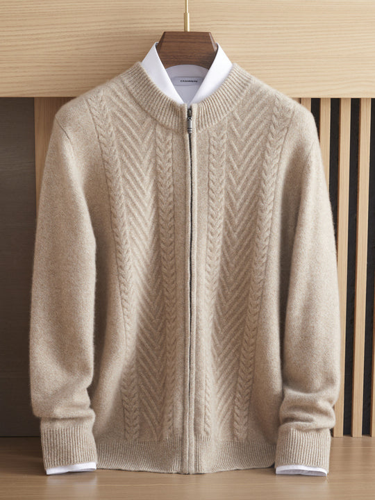 Cashmere Twisted Sweater Coat