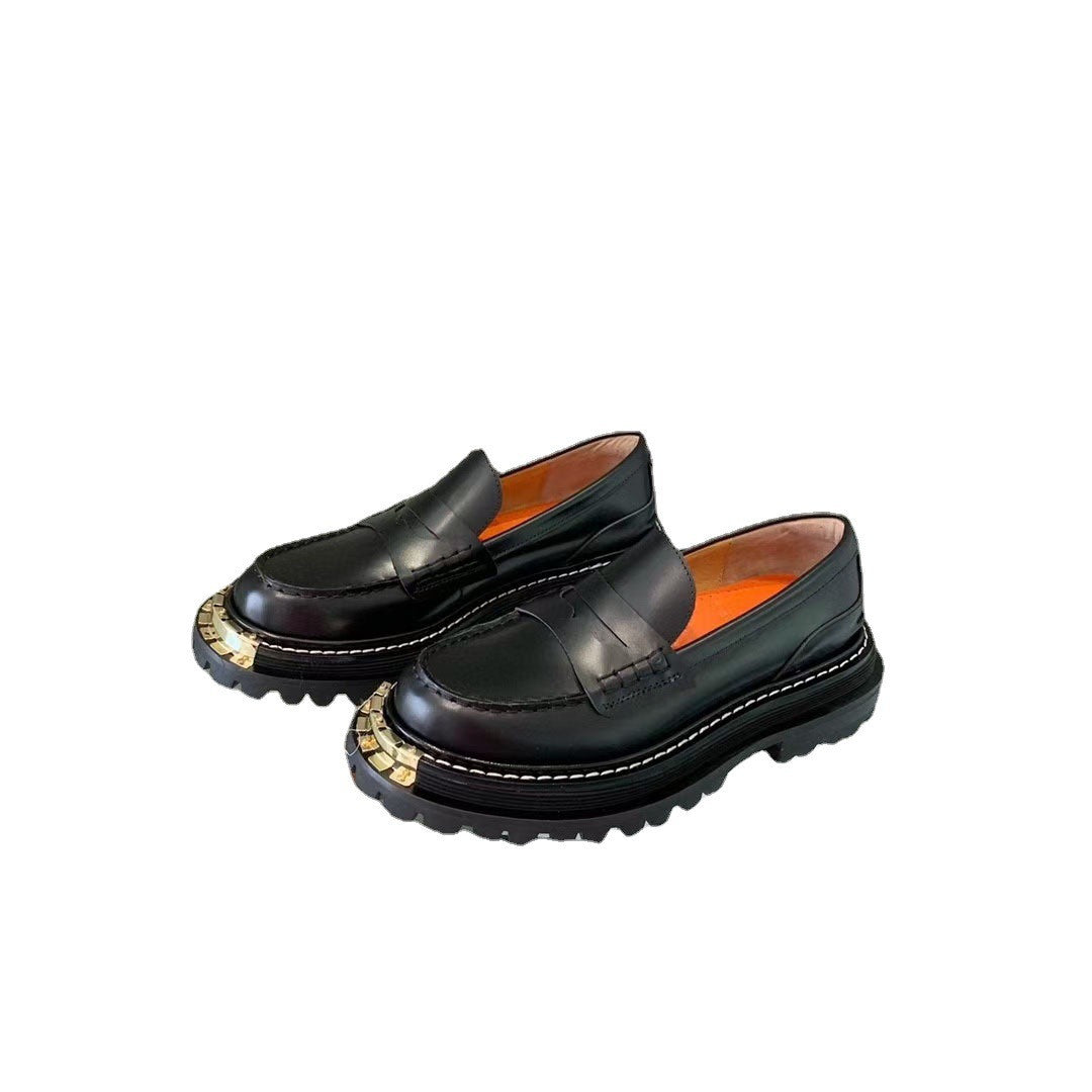 Thick Bottom Tassel Slip-On Pumps — Women&