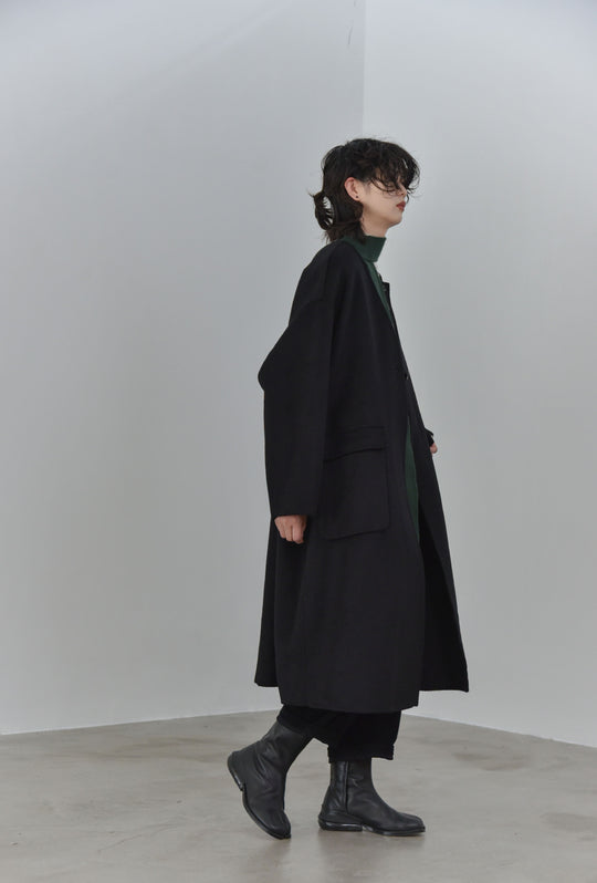 Double-Faced Wool Cardigan Coat &amp; Vest