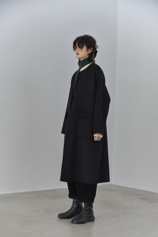 Double-Faced Wool Cardigan Coat &amp; Vest