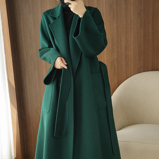 Reversible Cashmere Coat — Mid-Length
